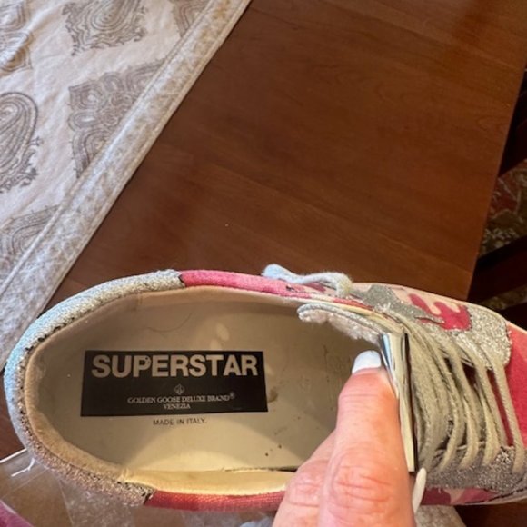 Golden Goose Superstar Women's Pink 10B - Picture 2 of 10